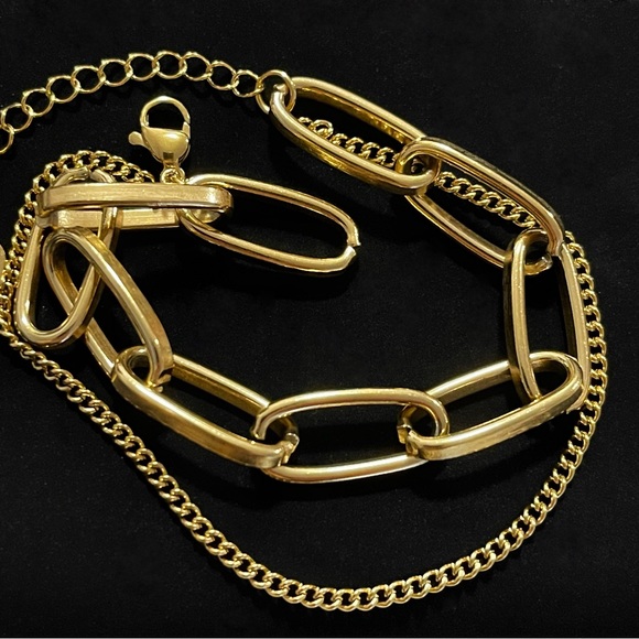 ✨Chic 18K Gold Plated Chain Bracelet ✨ - Picture 2 of 3